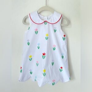 The Beaufort Bonnet Company Dress Girl’s 18 Months White Tulip Dress